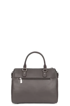 Women Hexagona Handbag<Handbag with 2 handles - Leather