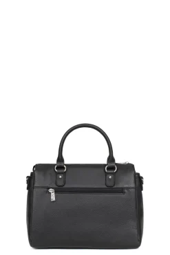 Women Hexagona Handbag<Handbag with 2 handles - Leather