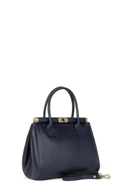Women Hexagona Handbag<Handbag with 2 handles - Leather