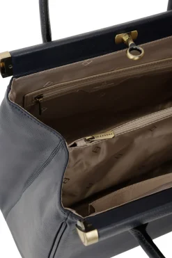 Women Hexagona Handbag<Handbag with 2 handles - Leather
