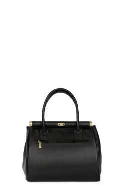 Women Hexagona Handbag<Handbag with 2 handles - Leather