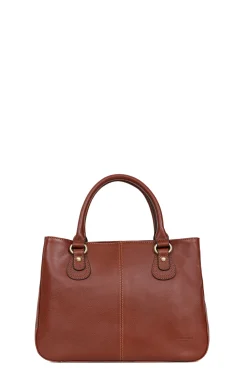 Women Hexagona Handbag<Handbag with 2 handles - Leather