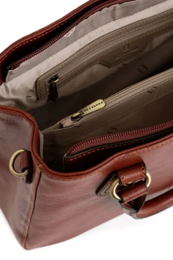 Women Hexagona Handbag<Handbag with 2 handles - Leather