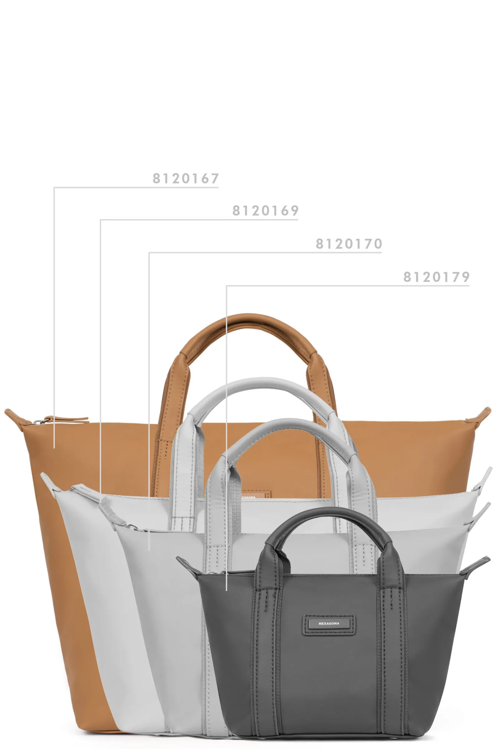 Women Hexagona Tote Bag<Hand-carried tote bag - A4