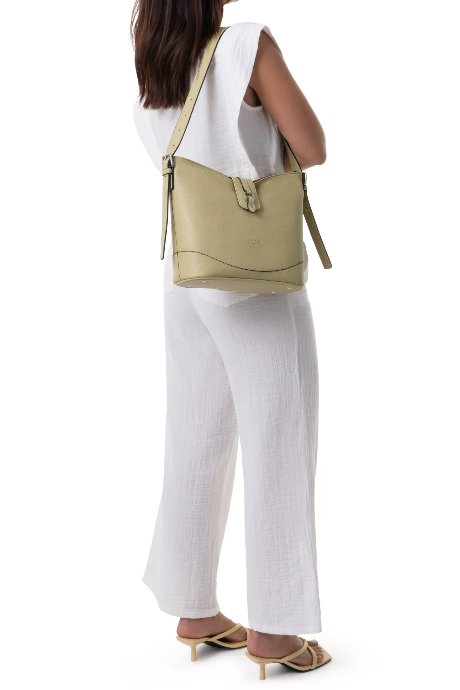 Women Hexagona Shoulder Bag<Hobo bag