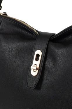 Women Hexagona Shoulder Bag<Hobo bag - Leather