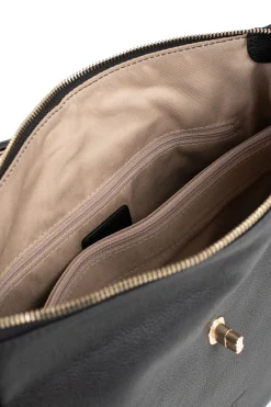 Women Hexagona Shoulder Bag<Hobo bag - Leather