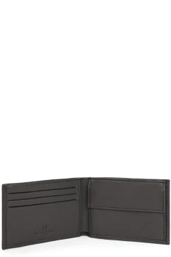 Hexagona Wallet<Italian wallet - 1 flap - Leather