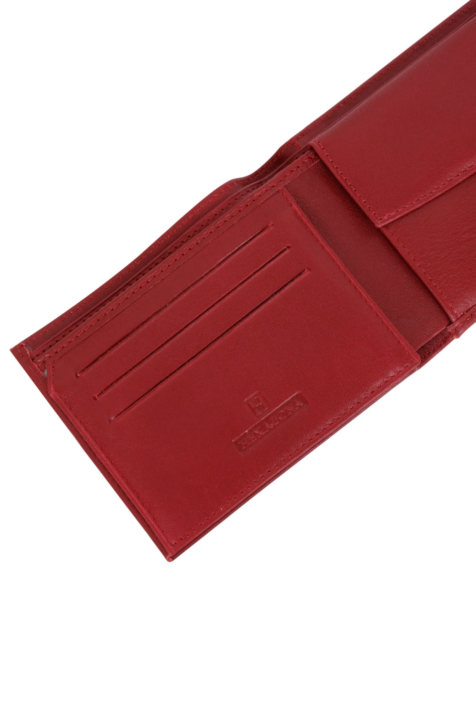 Women Hexagona Wallet<Italian wallet - 2 flaps - Leather