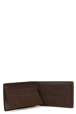 Hexagona Wallet<Italian wallet - 2 flaps - Leather