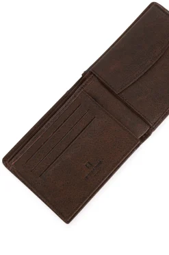 Hexagona Wallet<Italian wallet - 2 flaps - Leather