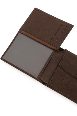 Hexagona Wallet<Italian wallet - 2 flaps - Leather