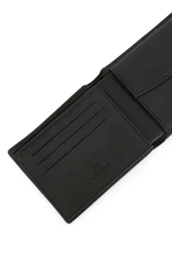 Hexagona Wallet<Italian wallet - 2 flaps - Leather