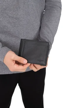 Hexagona Wallet<Italian wallet - 2 flaps - Leather