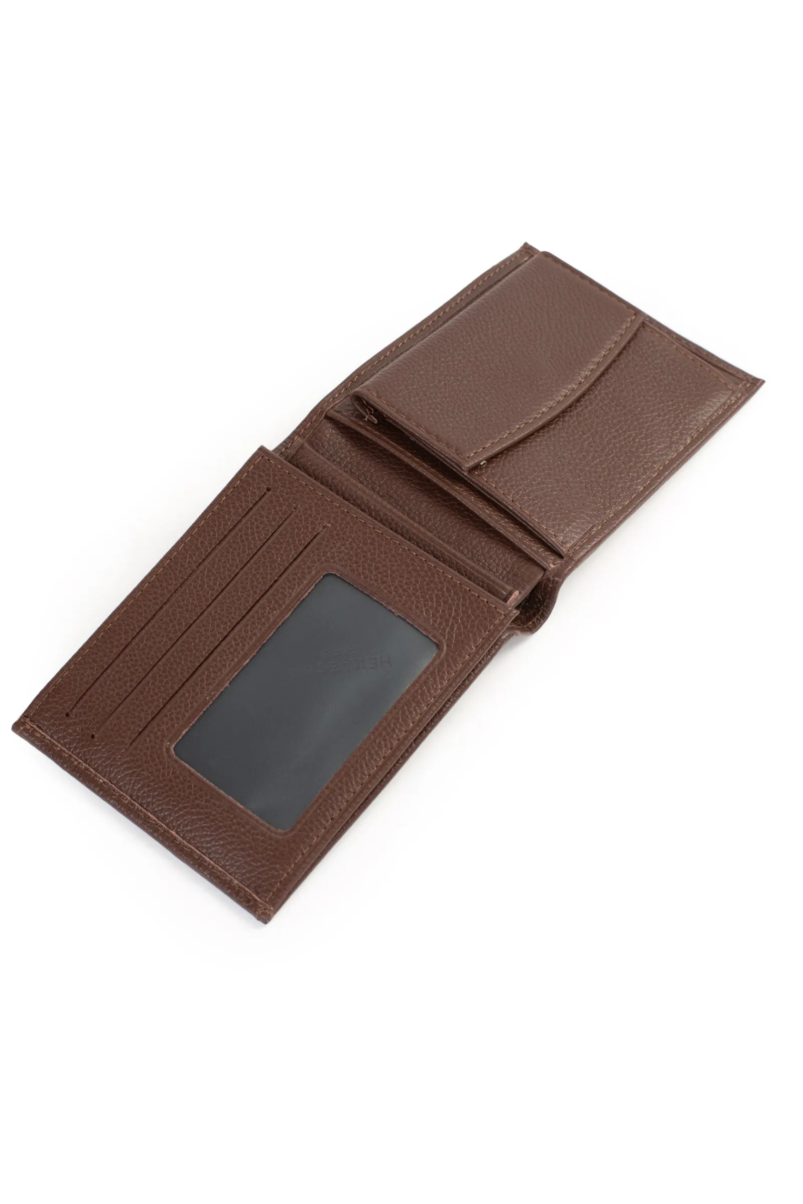 Hexagona Wallet<Italian wallet - 2 flaps - Leather