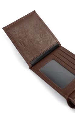 Hexagona Wallet<Italian wallet - 2 flaps - Leather