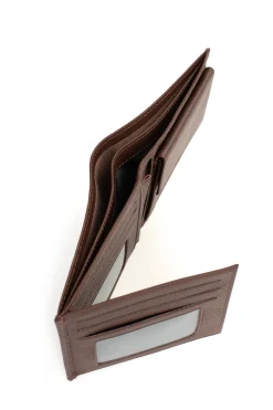 Hexagona Wallet<Italian wallet - 2 flaps - Leather