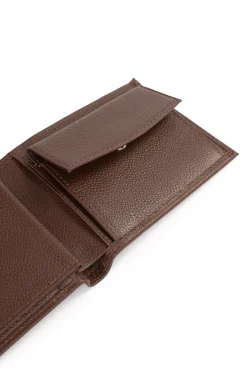 Hexagona Wallet<Italian wallet - 2 flaps - Leather