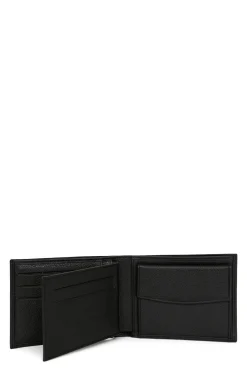 Hexagona Wallet<Italian wallet - 2 flaps - Leather