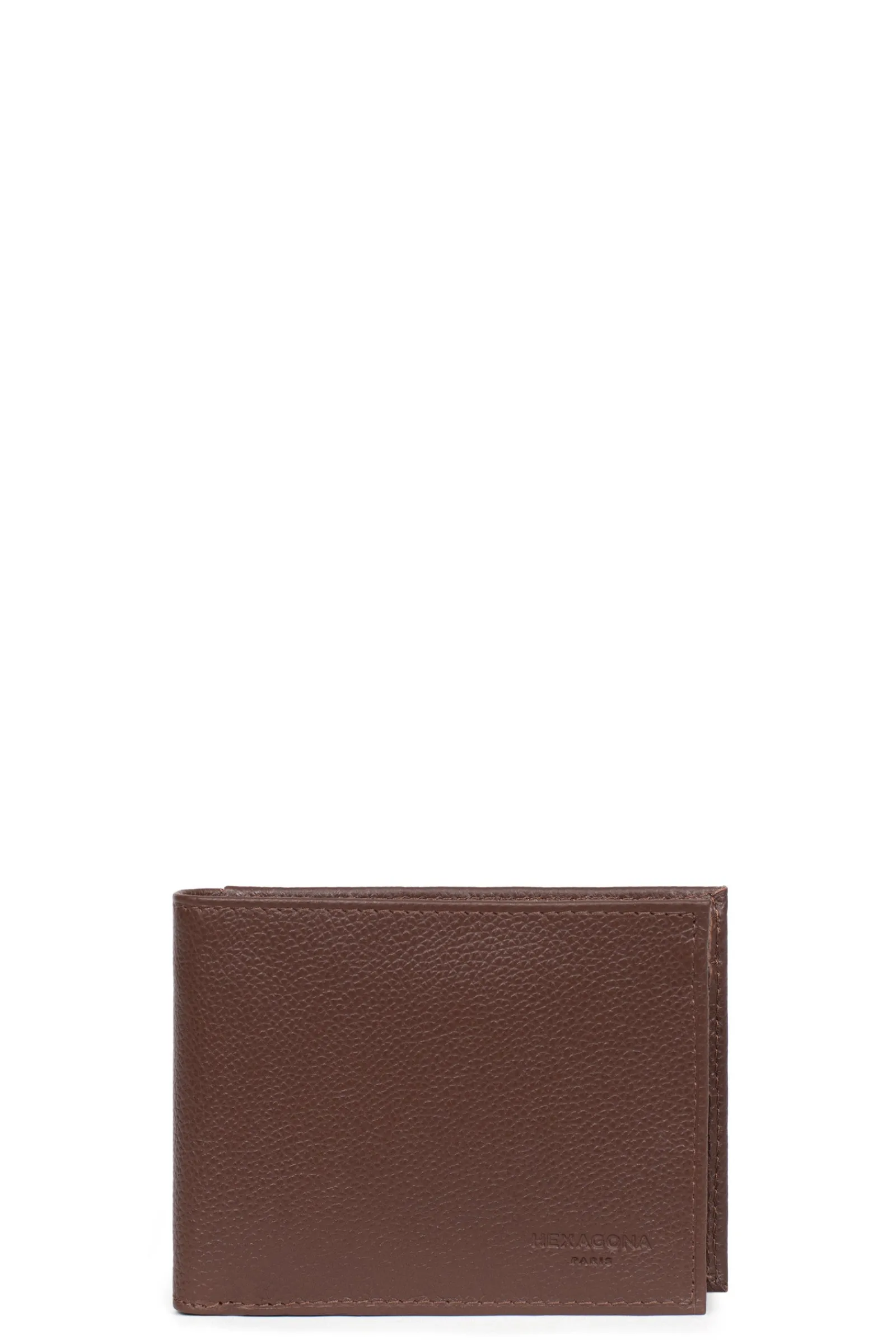 Hexagona Wallet<Italian wallet - 2 flaps - Leather