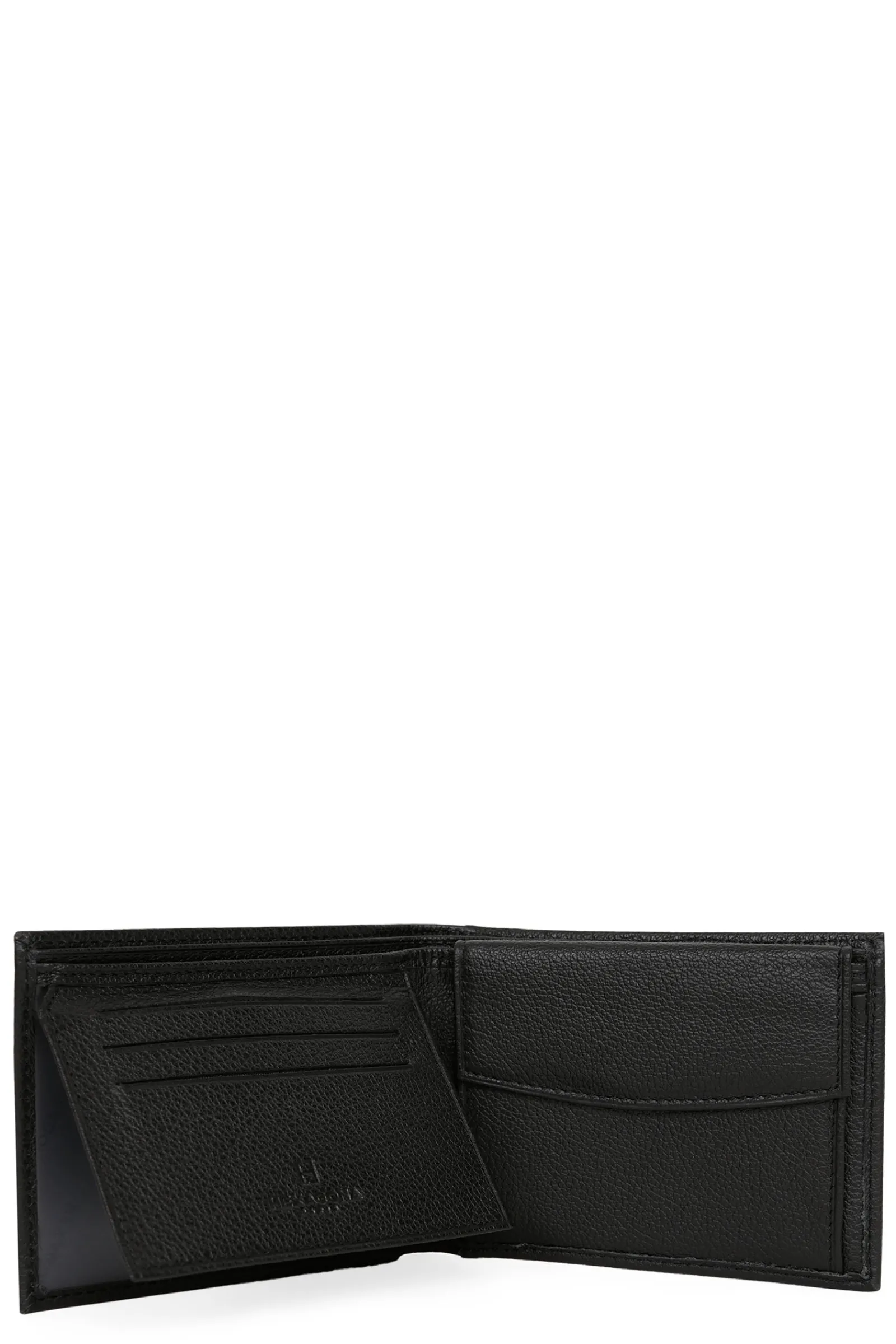 Hexagona Wallet<Italian wallet - 2 flaps - Leather