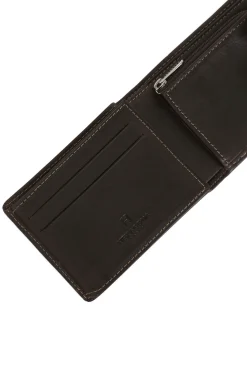Hexagona Wallet<Italian wallet - 2 flaps - Leather