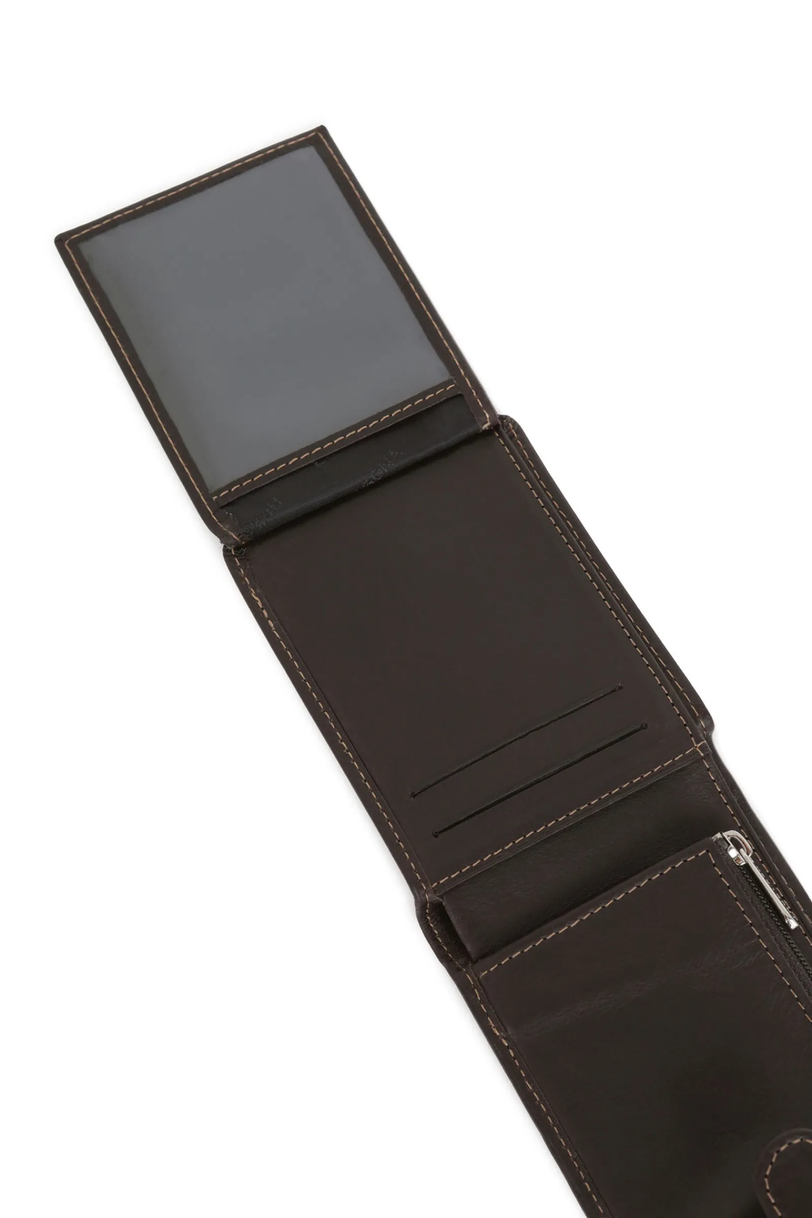 Hexagona Wallet<Italian wallet - 2 flaps - Leather