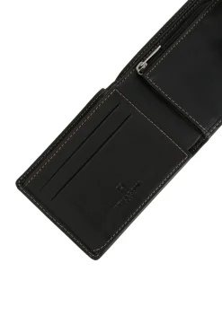 Hexagona Wallet<Italian wallet - 2 flaps - Leather