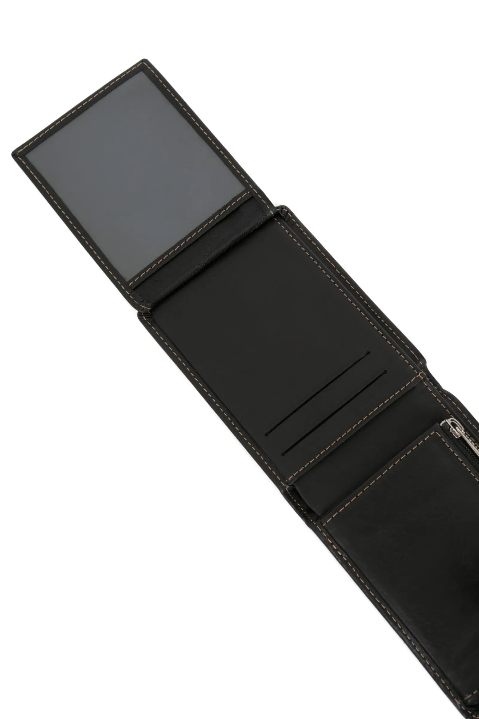 Hexagona Wallet<Italian wallet - 2 flaps - Leather