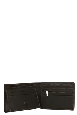 Hexagona Wallet<Italian wallet - 2 flaps - Leather