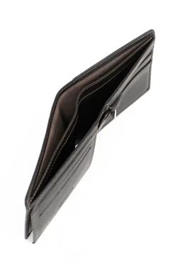 Hexagona Wallet<Italian wallet - 2 flaps - Leather