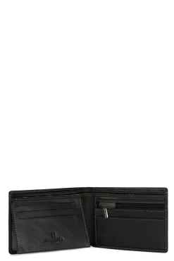 Hexagona Wallet<Italian wallet - 2 flaps - Leather