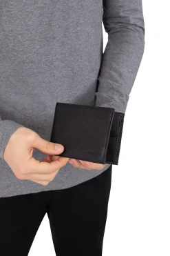 Hexagona Wallet<Italian wallet - 2 flaps - Leather