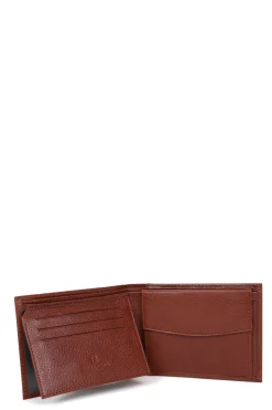 Hexagona Wallet<Italian wallet - 2 flaps - Leather