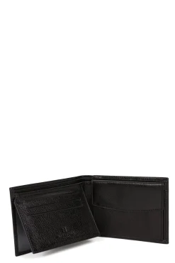 Hexagona Wallet<Italian wallet - 2 flaps - Leather