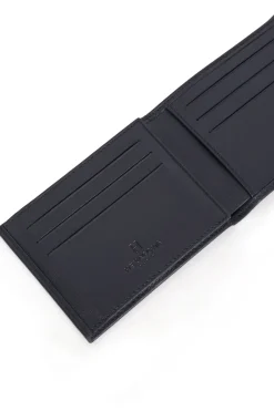 Hexagona Wallet<Italian wallet - 2 flaps - Leather