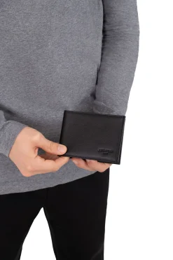 Hexagona Wallet<Italian wallet - 2 flaps - Leather