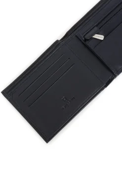 Hexagona Wallet<Italian wallet - 2 flaps - Leather
