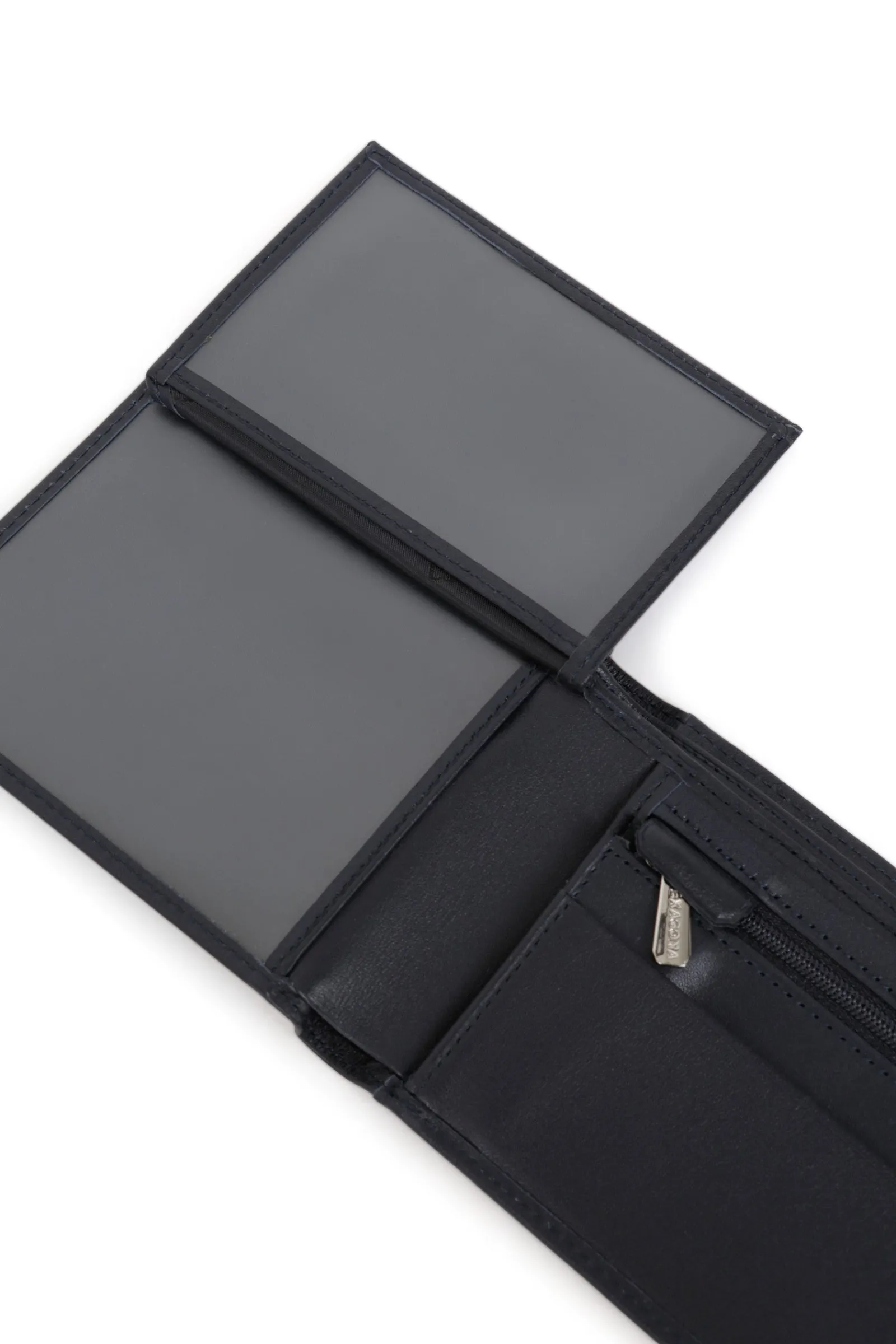 Hexagona Wallet<Italian wallet - 2 flaps - Leather