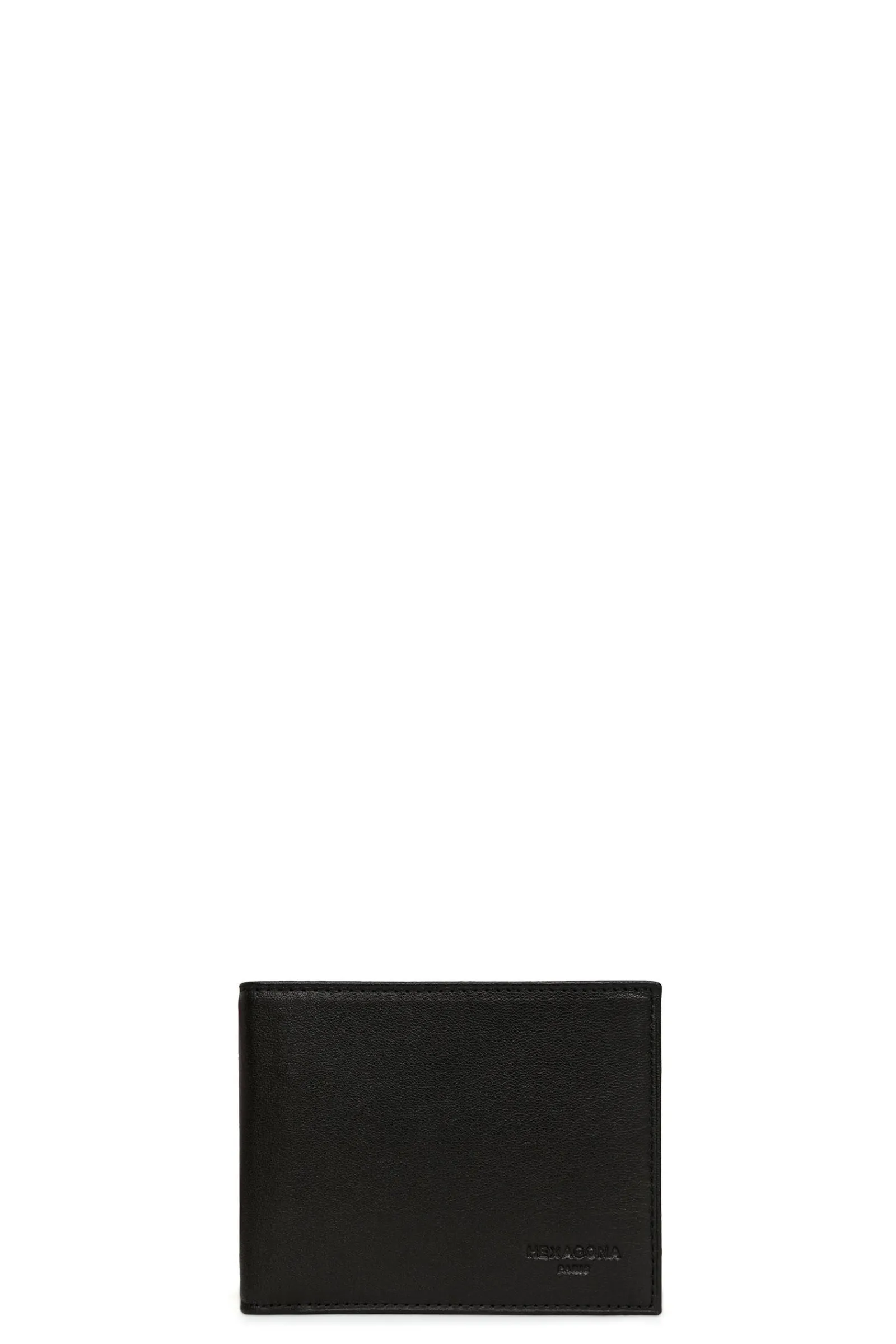 Hexagona Wallet<Italian wallet - 2 flaps - Leather