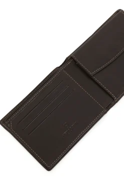 Hexagona Wallet<Italian wallet - 2 flaps - Leather