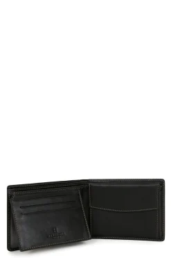 Hexagona Wallet<Italian wallet - 2 flaps - Leather