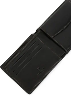 Hexagona Wallet<Italian wallet - 2 flaps - Leather