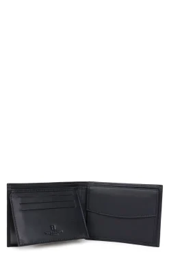 Hexagona Wallet<Italian wallet - 2 flaps - Leather