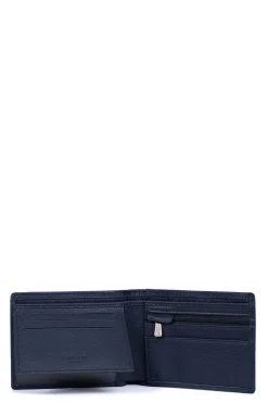 Hexagona Wallet<Italian wallet - 2 flaps - RFID stop - Leather