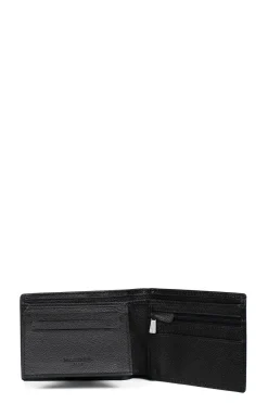 Hexagona Wallet<Italian wallet - 2 flaps - RFID stop - Leather