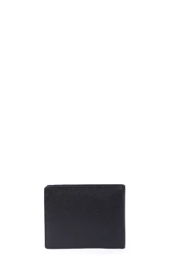 Hexagona Wallet<Italian wallet - 2 flaps - RFID stop - Leather