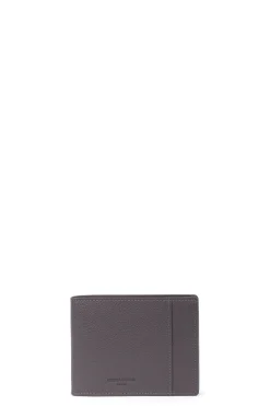 Hexagona Wallet<Italian wallet - 2 flaps - RFID stop - Leather