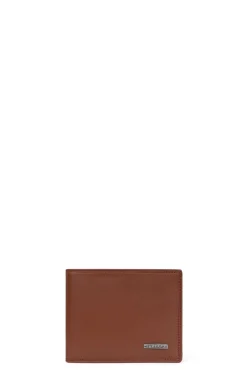 Hexagona Wallet<Italian wallet - 2 flaps - RFID stop - Leather