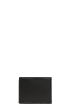 Hexagona Wallet<Italian wallet - 2 flaps - RFID stop - Leather